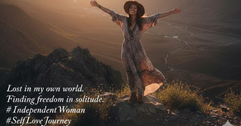 Best alone captions for instagram for girl