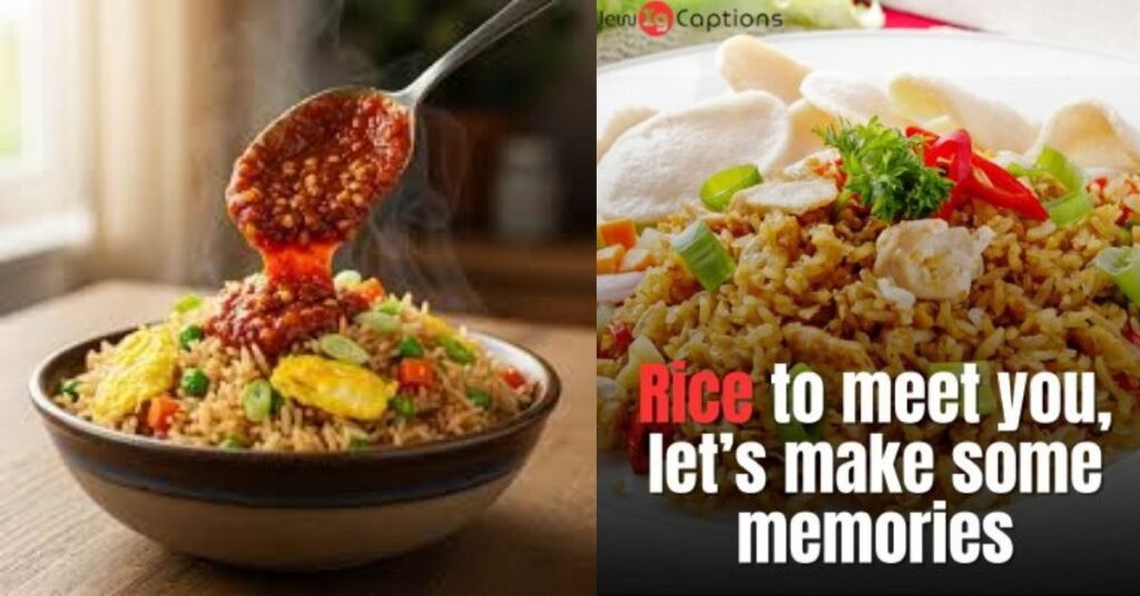 Engaging rice instagram captions