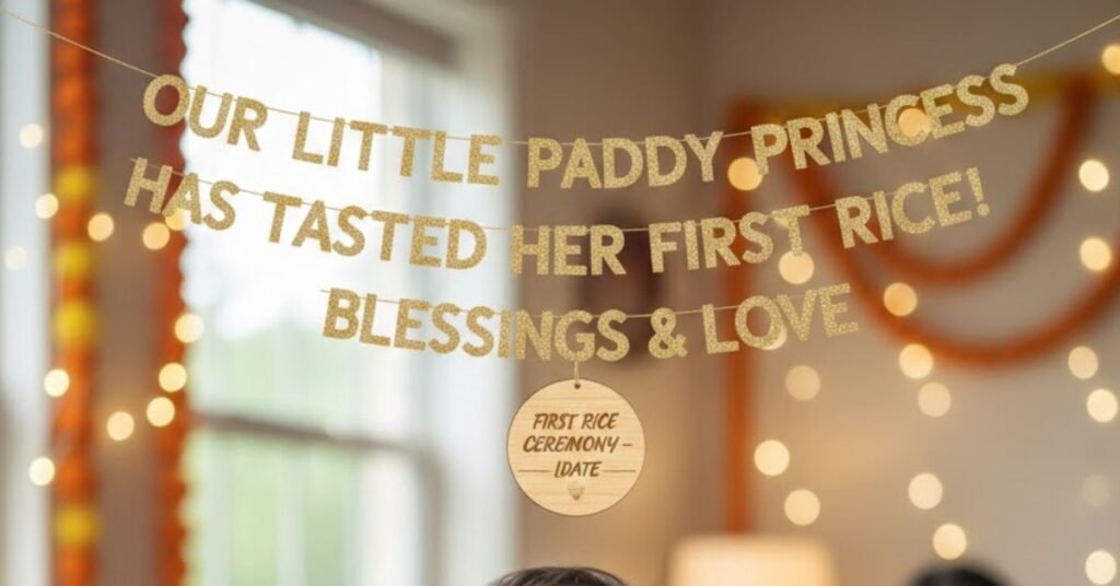 First Rice Ceremony Quotes for Baby Girl