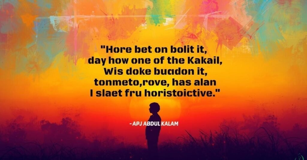 Selected Abdul Kalam Thoughts for Students