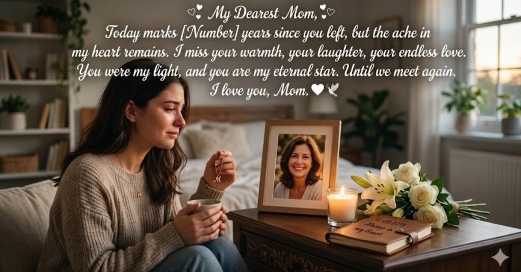 Death Anniversary Quotes for Mom WhatsApp Status and Captions