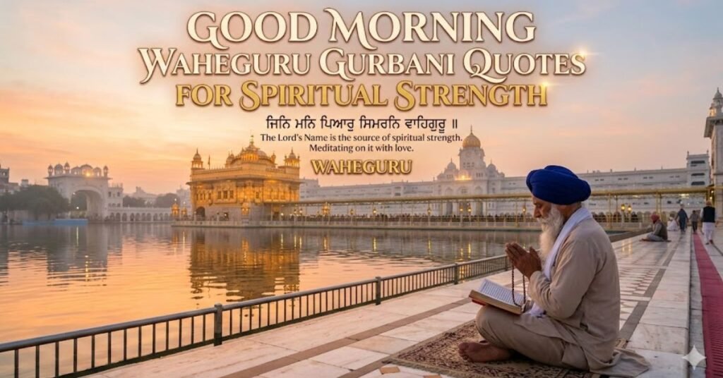 Good Morning Waheguru Gurbani Quotes for Spiritual Strength