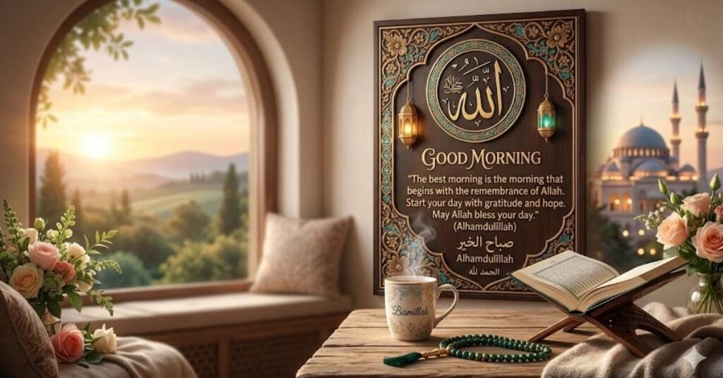 Islamic Good Morning Quotes with Allah Images
