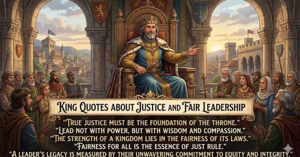 King Quotes About Justice and Fair Leadership
