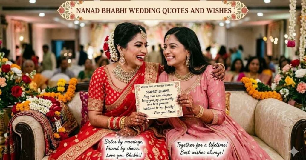 Nanad Bhabhi Wedding Quotes and Wishes