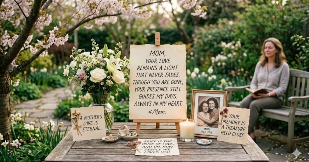 Poetic and Deep Quotes for Mom's Death Anniversary