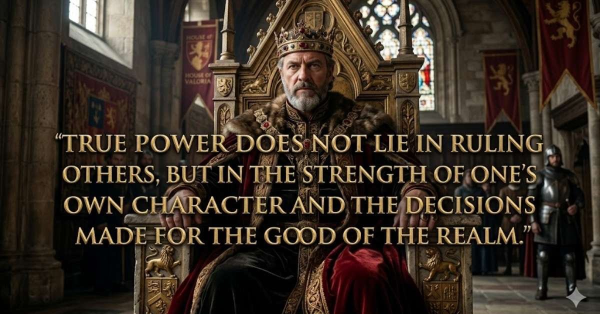 powerful royal king quotes