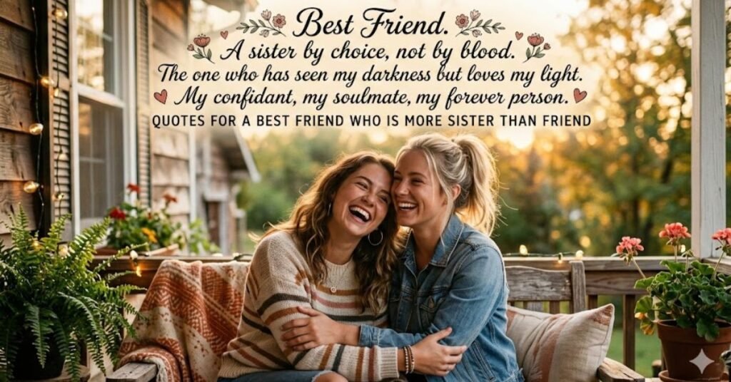 Quotes for Best Friend Who Is More Sister Than Friend