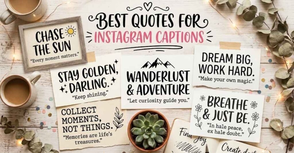 Best Quotes for Instagram Captions