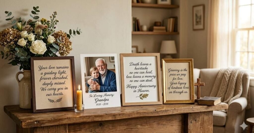 Comforting Grandfather Death Anniversary Quotes for Grieving Hearts