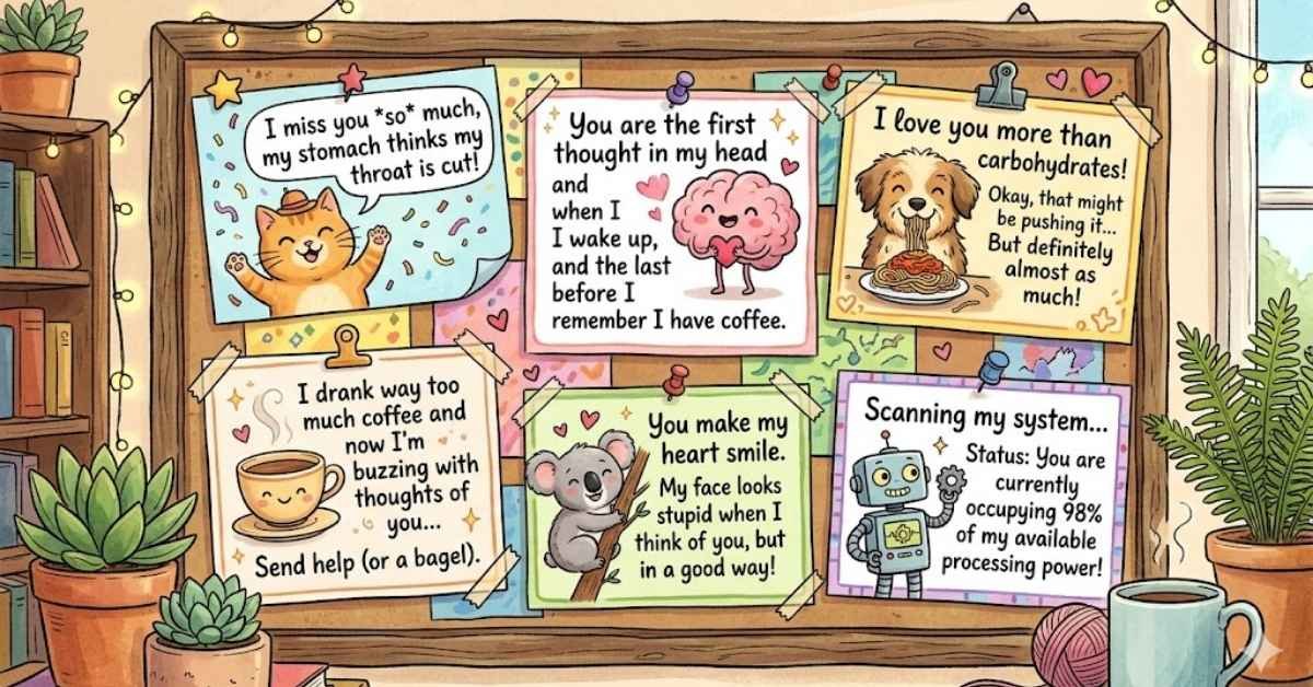 cute funny thinking of you quotes