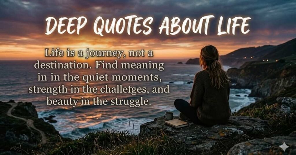 Deep Quotes About Life