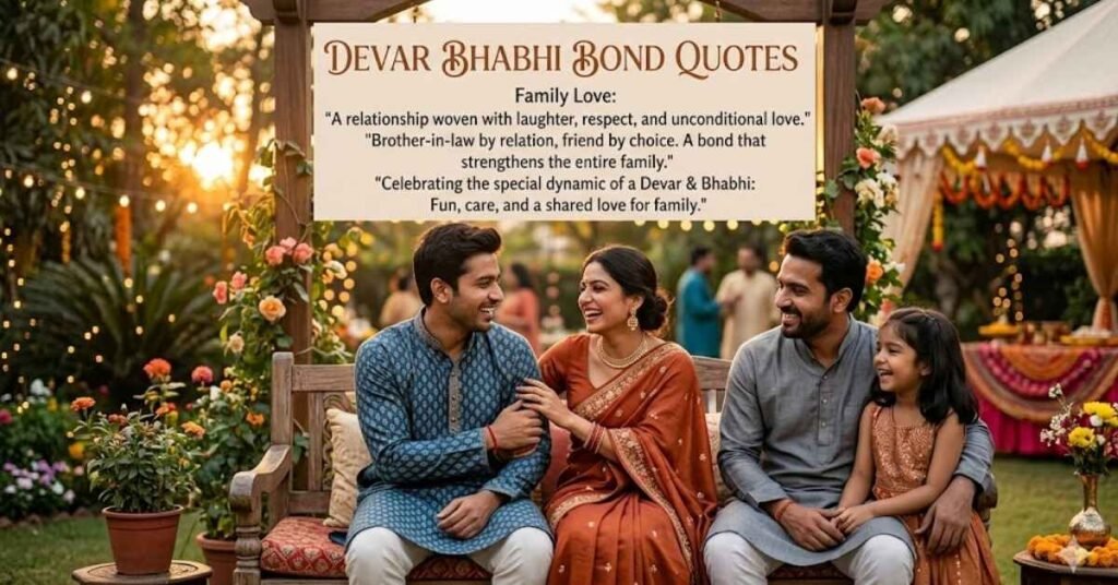 Devar Bhabhi Bond Quotes for Family Love