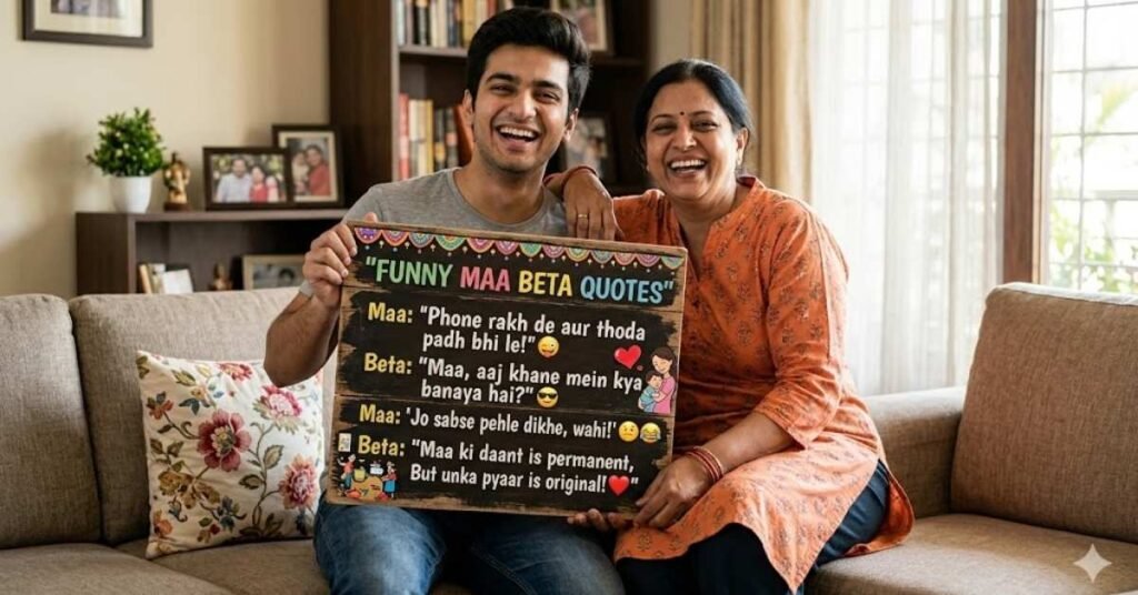 Funny Maa Beta Quotes