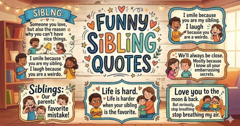 Funny Sibling Quotes