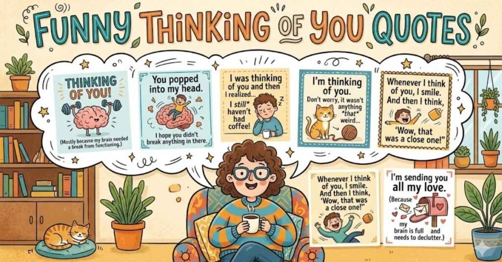 Funny Thinking of You Quotes