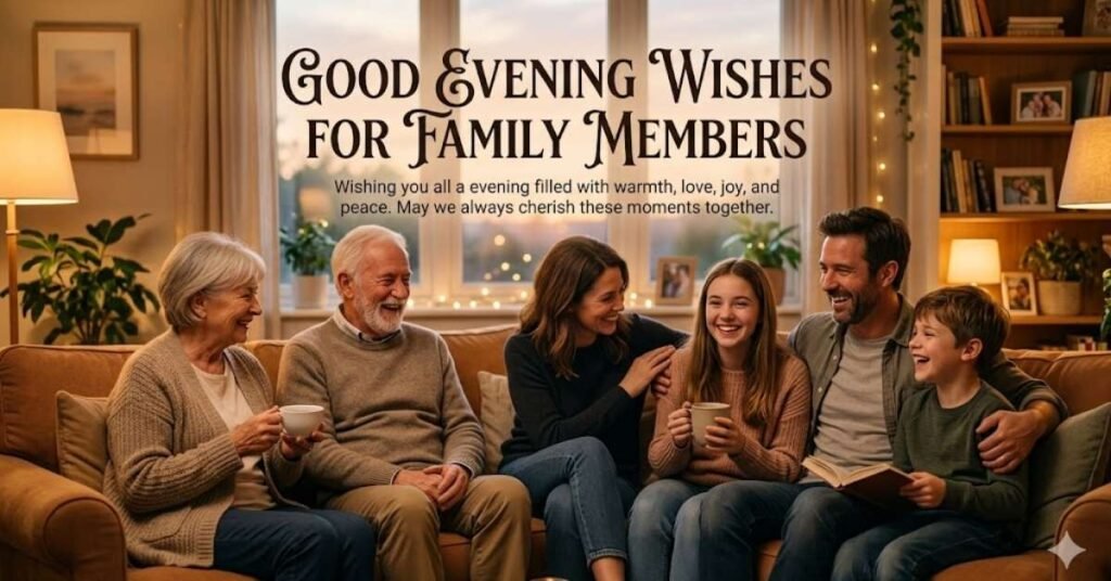 Good Evening Wishes for Family Members