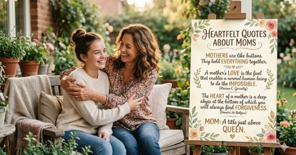 Heartfelt Quotes About Moms