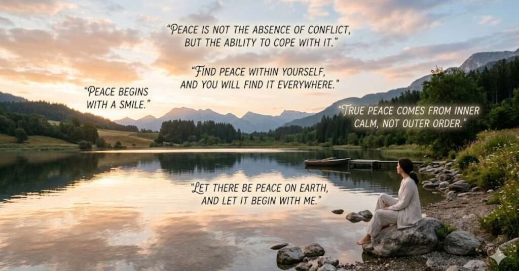 Inspirational Quotes About Peace