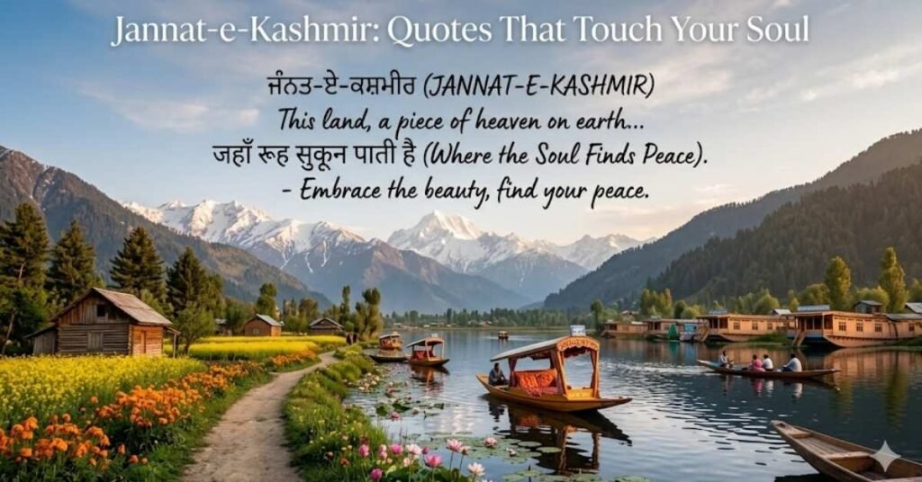 Jannat-e-Kashmir Quotes That Touch Your Soul