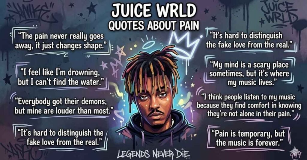 Juice WRLD Quotes About Pain