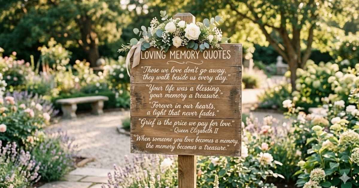Loving Memory Quotes