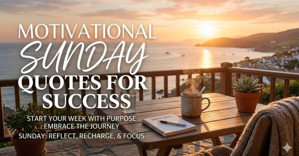 Motivational Sunday Quotes for Success