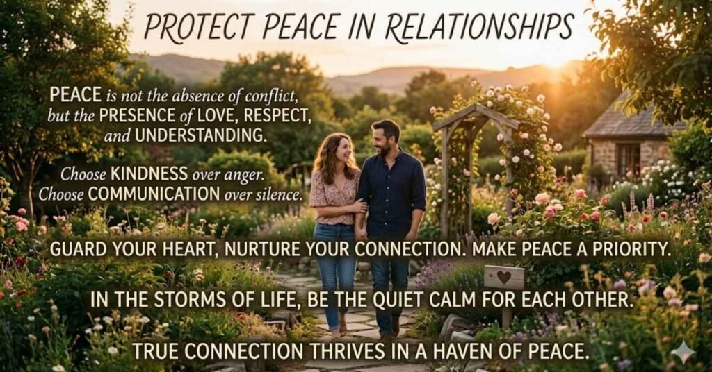 Protect Peace in Relationships Quotes