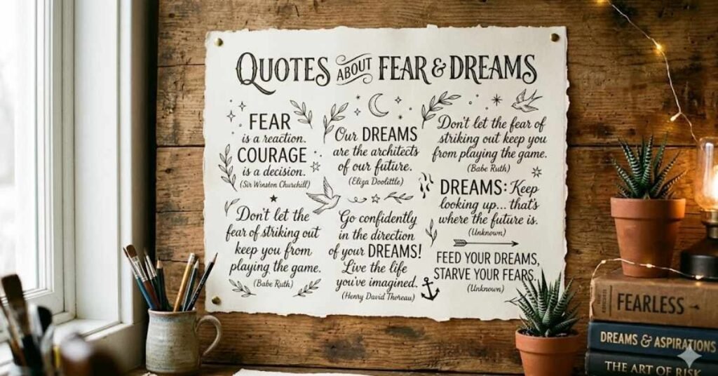 Quotes About Fear and Dreams