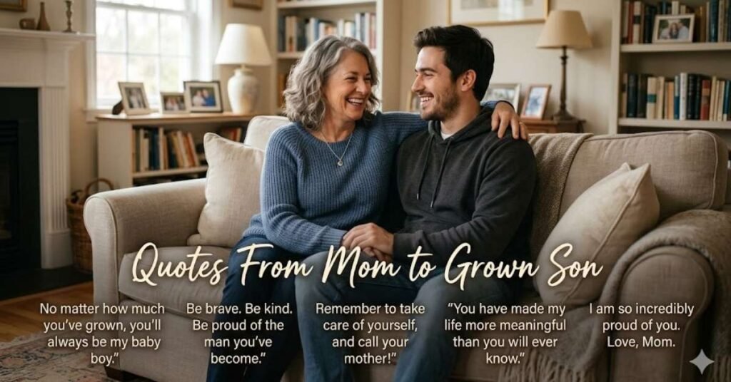 Quotes From Mom to Grown Son