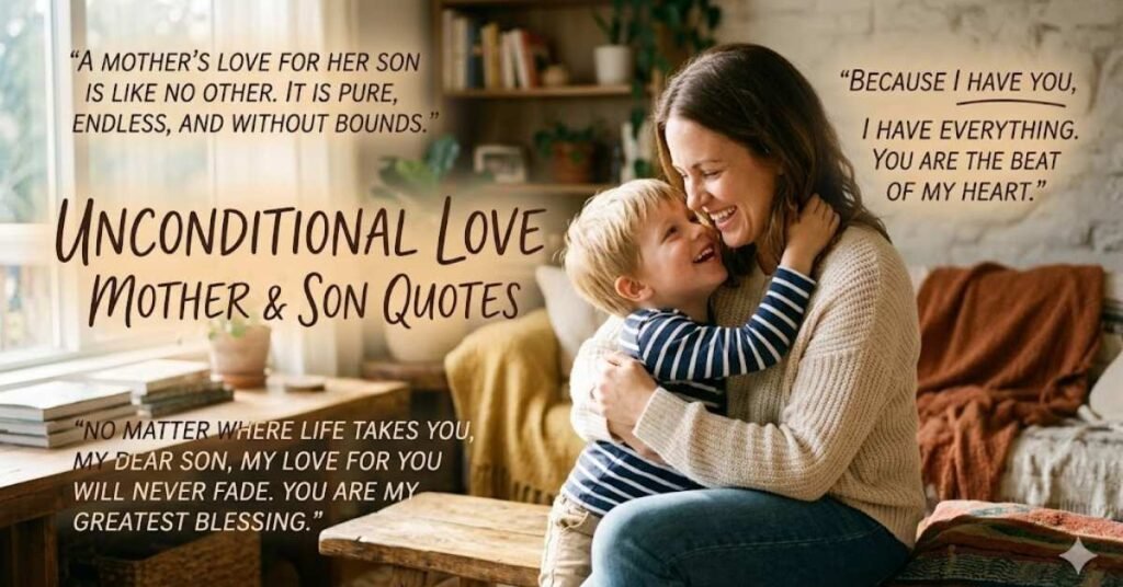 Unconditional Love Mother and Son Quotes