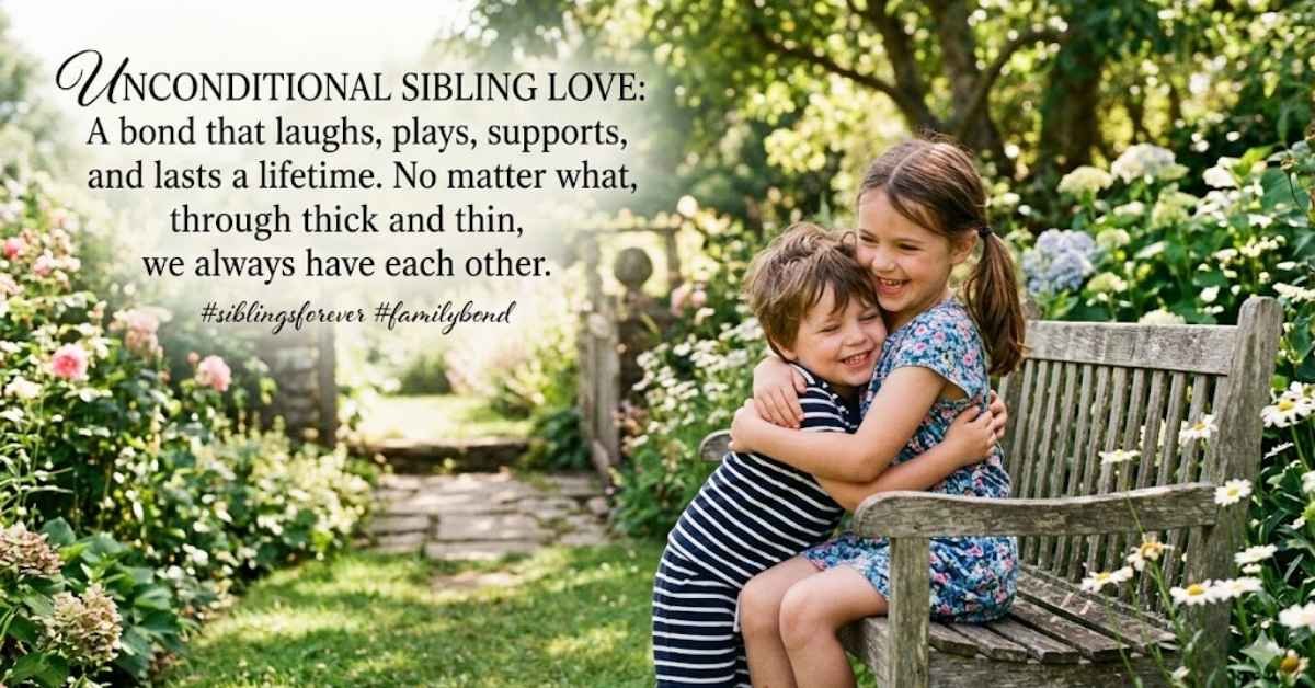 Unconditional Sibling Love Quotes