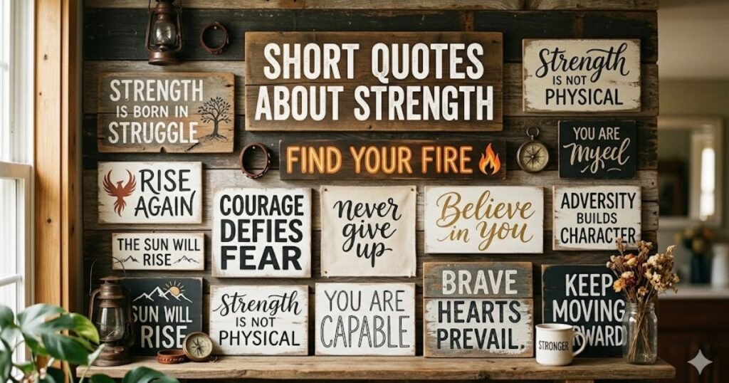 Short Quotes About Strength