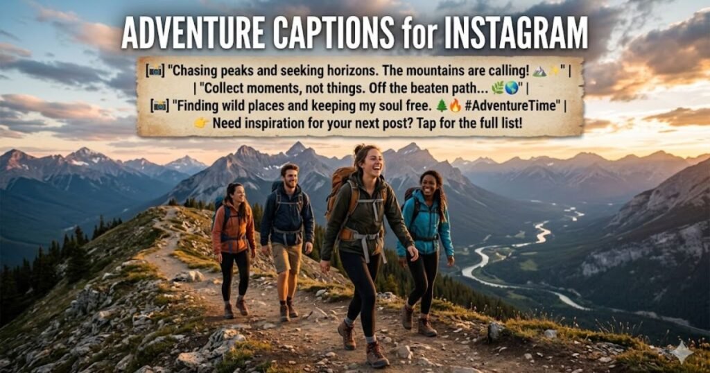 Adventure Captions for Instagram