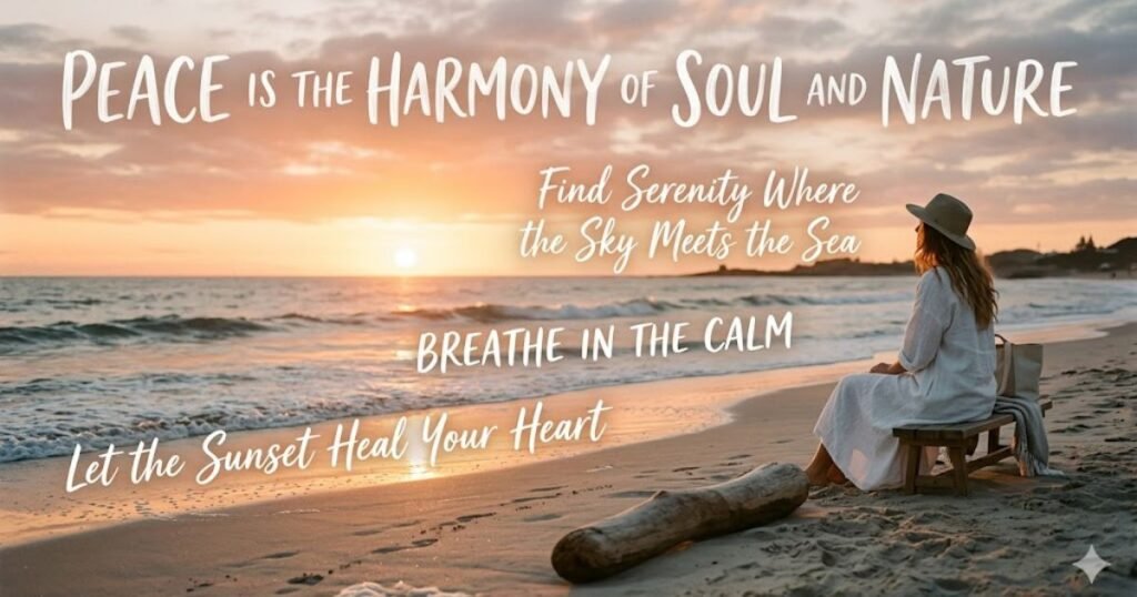 Beach Sunset Quotes Full of Peace