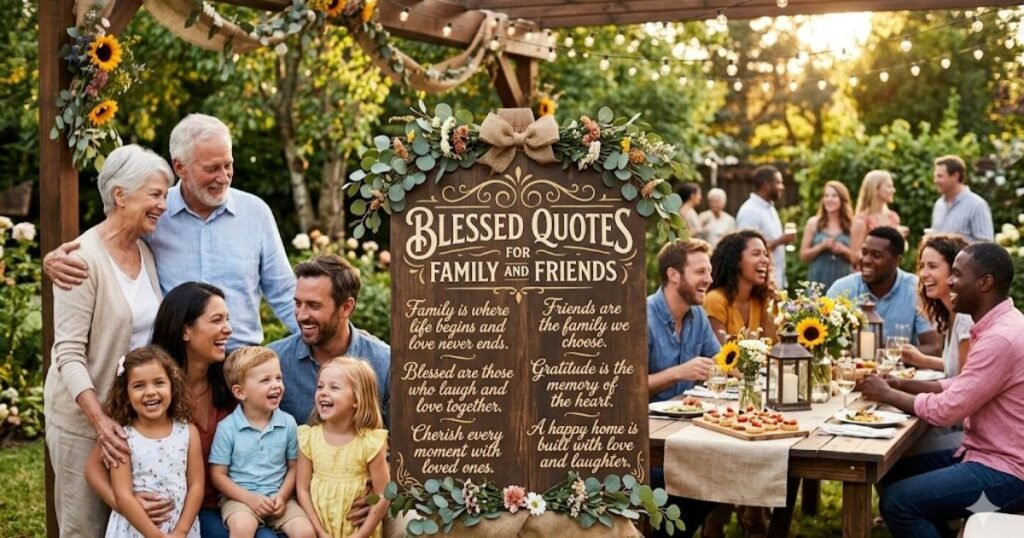 Blessed Quotes for Family and Friends