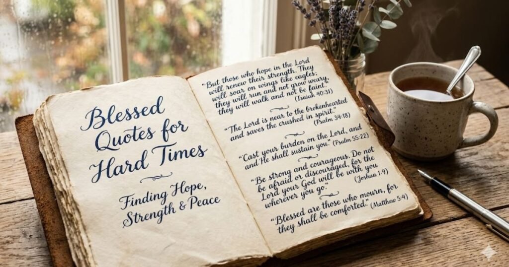 Blessed Quotes for Hard Times