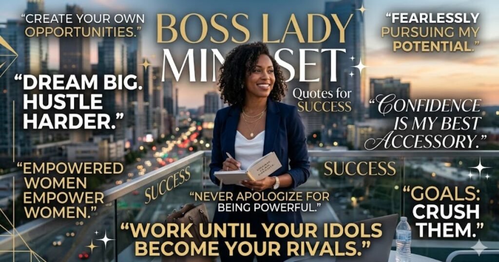 Boss Lady Mindset Quotes for Success