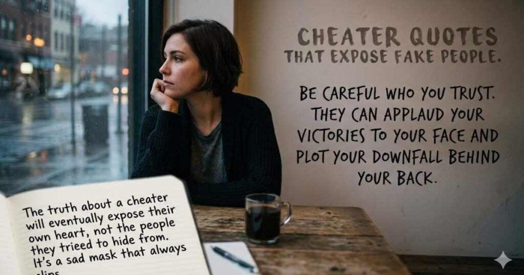 Cheater Quotes That Expose Fake People