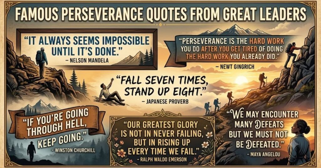 Famous Perseverance Quotes From Great Leaders