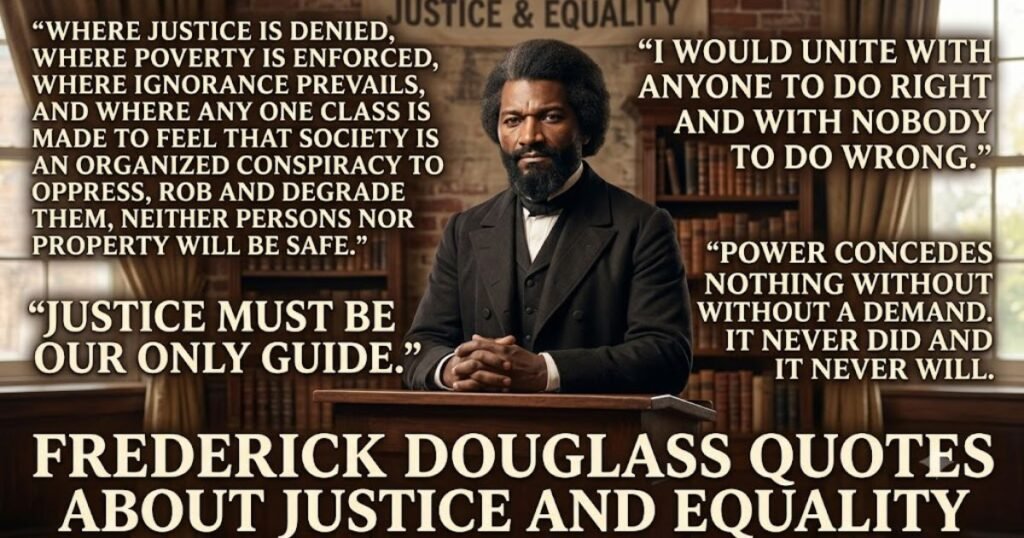 Frederick Douglass Quotes About Justice and Equality