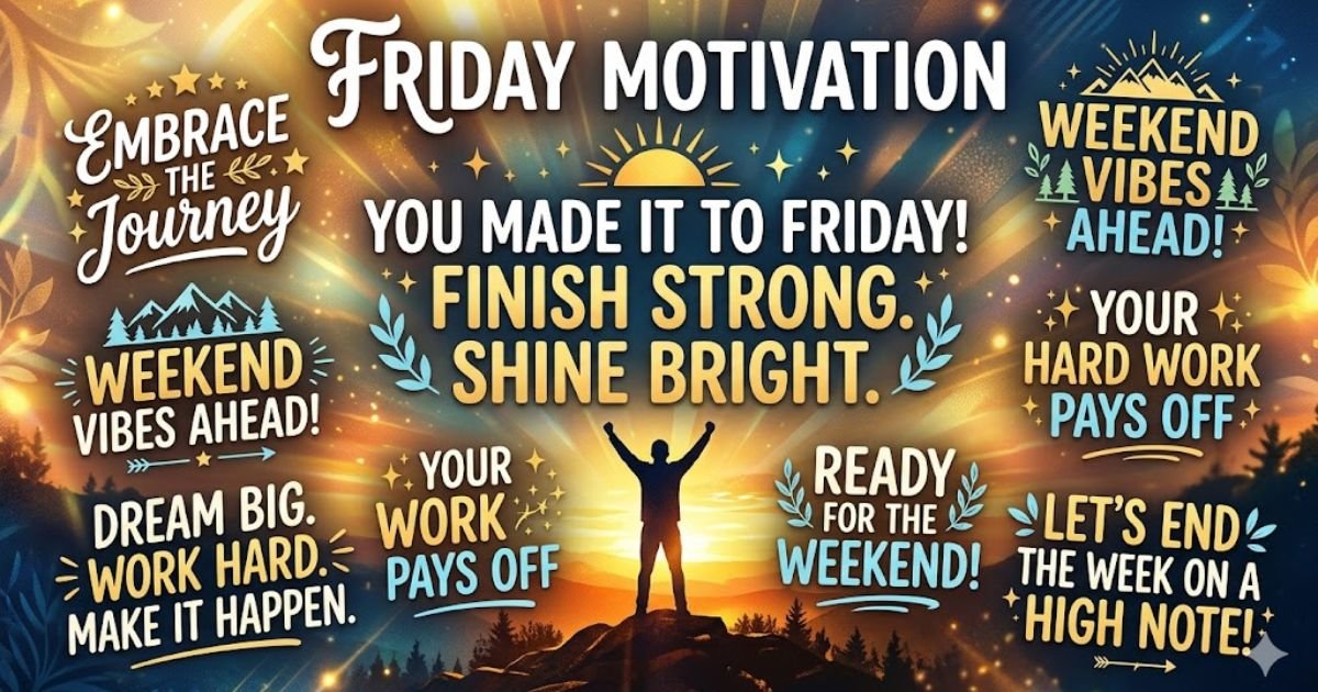 friday motivational quotes