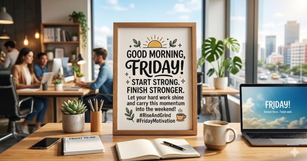 Good Morning Friday Motivational Quotes for Work