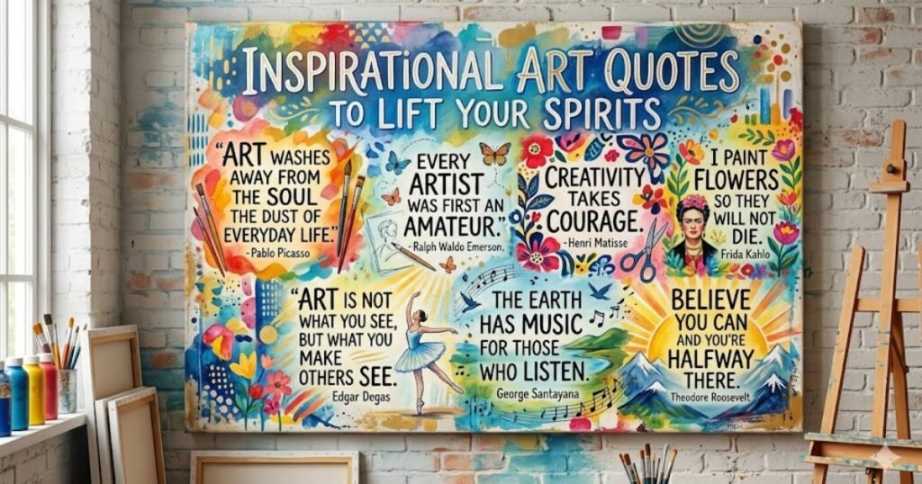 Inspirational Art Quotes To Lift Your Spirits