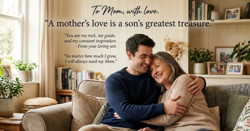 Loving Quotes From Son to Mom