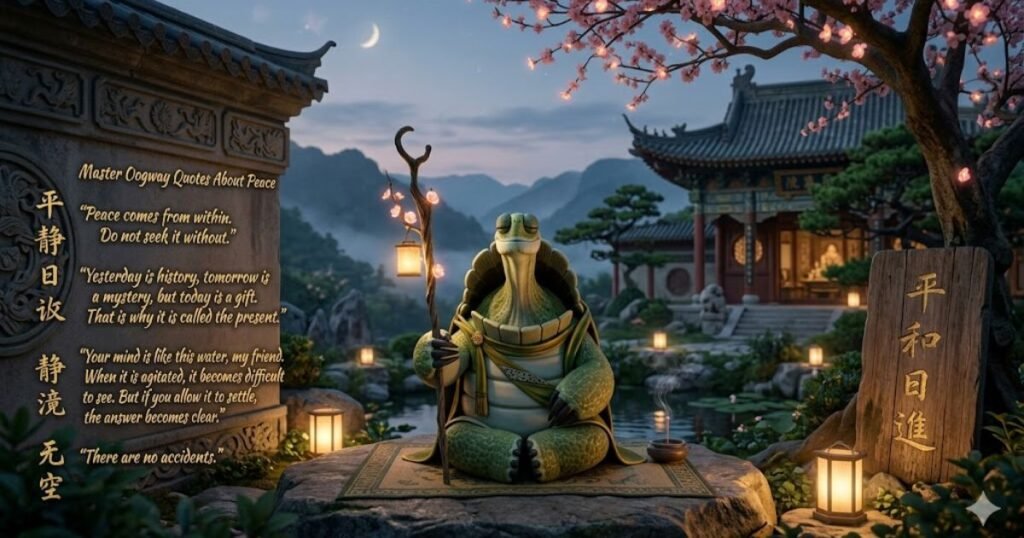 Master Oogway Quotes About Peace