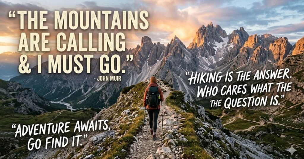 Mountain and Hiking Adventure Quotes
