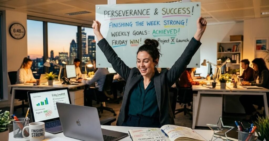 Perseverance and Success Finishing the Week Strong