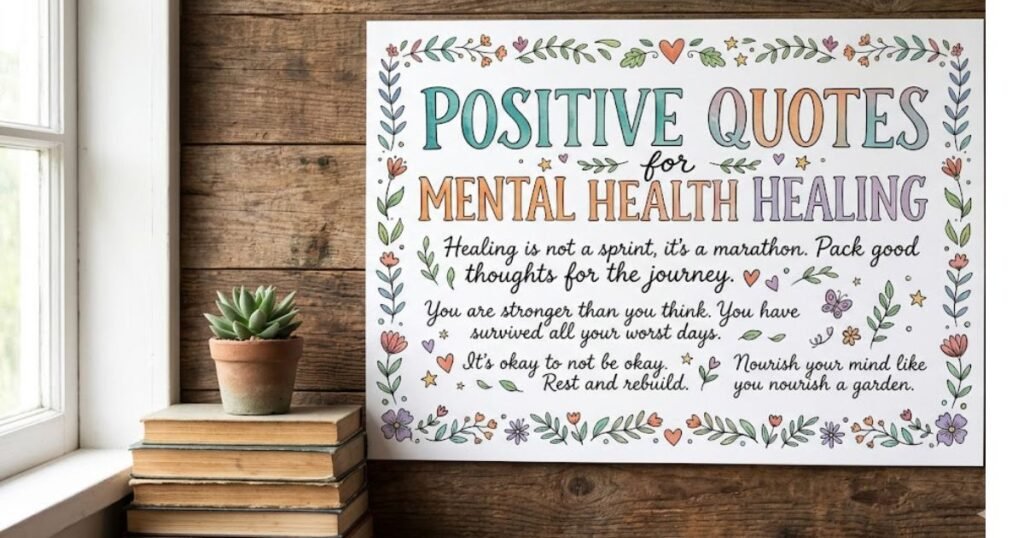 Positive Quotes for Mental Health Healing