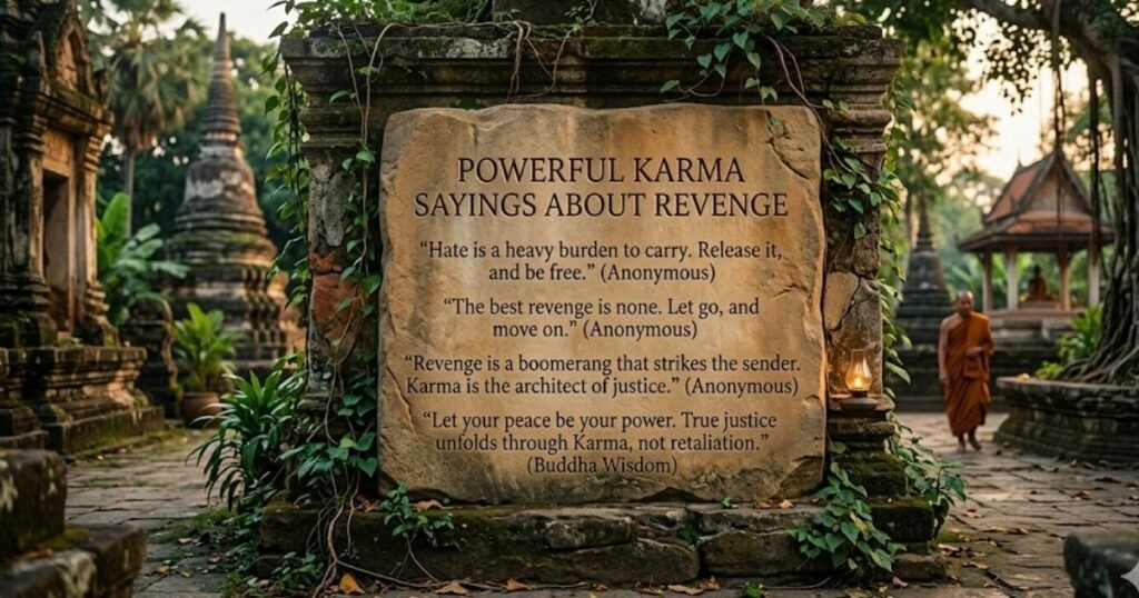 Powerful Karma Sayings About Revenge